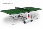 Теннисный стол для помещения Compact LX green усовершенствованная модель стола 6042-3 - магазин СпортДоставка. Спортивные товары интернет магазин в Южно-Сахалинске 
