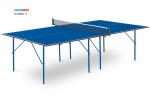 Теннисный стол для помещения swat Hobby 2 blue любительский стол для использования в помещениях 6010 - магазин СпортДоставка. Спортивные товары интернет магазин в Южно-Сахалинске 
