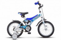 Детский велосипед Stels Jet 14" Z010 синий 2022 - магазин СпортДоставка. Спортивные товары интернет магазин в Южно-Сахалинске 