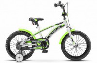 Детский велосипед Stels Arrow 16" V020 зеленый 2022 - магазин СпортДоставка. Спортивные товары интернет магазин в Южно-Сахалинске 
