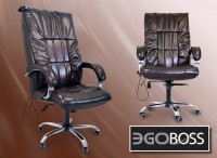 Офисное массажное кресло EGO BOSS EG1001 Шоколад в комплектации LUX - магазин СпортДоставка. Спортивные товары интернет магазин в Южно-Сахалинске 