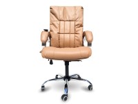 Офисное массажное кресло EGO BOSS EG1001 Орех в комплектации LUX - магазин СпортДоставка. Спортивные товары интернет магазин в Южно-Сахалинске 