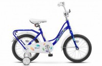 Детский велосипед Stels Wind 16" Z020 синий 2022 - магазин СпортДоставка. Спортивные товары интернет магазин в Южно-Сахалинске 