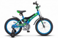 Детский велосипед Stels Jet 16" Z010 синий черный  2022 - магазин СпортДоставка. Спортивные товары интернет магазин в Южно-Сахалинске 