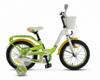 Детский велосипед Stels Pilot-190 16" V030 Зелёный жёлтый белый 2022 - магазин СпортДоставка. Спортивные товары интернет магазин в Южно-Сахалинске 
